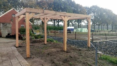 Douglas Carport 3x3m vrijstaand - carport-en-overkappingen Douglas Carport 3x3m vrijstaand - carport-en-overkappingen