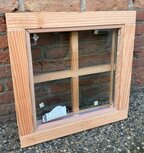 Douglas vast raam 50x50cm met enkel glas