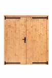 dubbele dichte deur 185x205cm RedClass wood