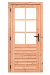 Enkele glasdeur 100x205cm  RedClass wood
