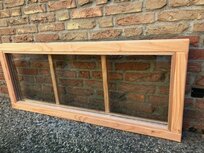 Douglas vast raam 60x120 cm met hr++ glas 