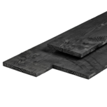 Douglas 2,5 x 25,0 x 400 cm zwart ge&iuml;mpregneerd