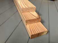 Douglas geschaafde regel 3,2x9,5x400cm