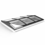 Zadeldak 2570mm breed incl. Ge&iuml;soleerd glas hr++