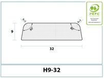 Glaslat model H9-32