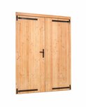 Douglas dubbele klampdeur XXL B225,4xH215cm