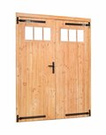 Douglas dubbele klampdeur met raam B185xH205cm
