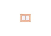 Douglas Uitzetraam Prestige 84,4x66 cm, met dubbel-glas