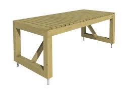 Hillhout tuintafel nova 202cm