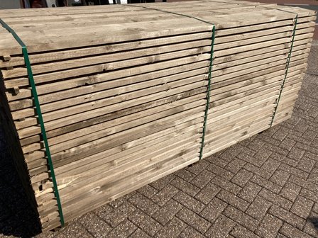 Steigerplank 3,2x20x250cm vuren M.E. Zandkleur 