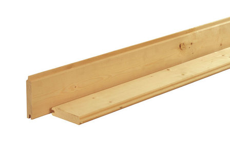 weduwnaar Mitt verkenner 28mm logs / blokhutplanken Geimpregneerd 420cm - Tenax Houtbewerking