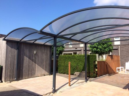 Dubbele Boog Carport 406cm diep