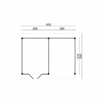 DHZ Platdak Raalte 600x500cm