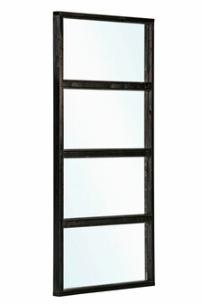 Zwart wandmodule breed 99x210 cm