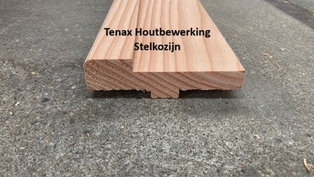 Douglas enkele glas deur dubbelglas 6-ruits B1100xH2150mm buitenmaat, linksdraaiend