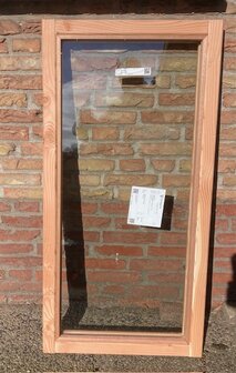 Douglas vast raam 50x120 cm met hr++ glas 