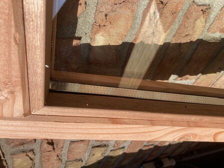 Douglas vast raam 50x120 cm met hr++ glas 