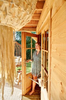 Dubbele glasdeur 185x205cm  RedClass wood