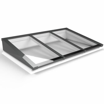 Lessenaars dak 2570mm breed incl. Ge&iuml;soleerd glas hr++