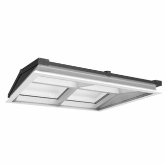 Zadeldak 1745mm breed incl. Ge&iuml;soleerd glas