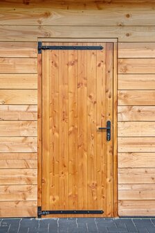 Douglas enkele klampdeur met raam B1000xH2050mm