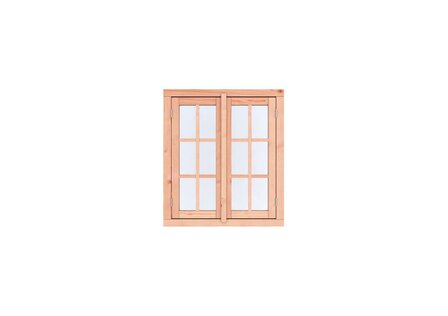 Douglas Dubbel draairaam Prestige 112x126,2 cm met dubbel-glas