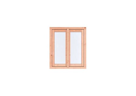 Douglas Dubbel draairaam Prestige 112x126,2 cm met dubbel-glas