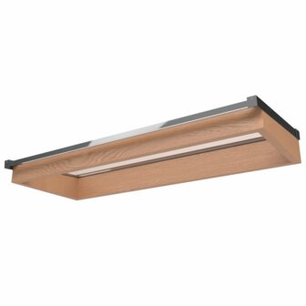 Daklicht Douglas 2250mm breed en 1000mm diep incl. gelaagd glas