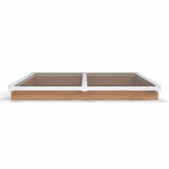 lessenaars dak lichtstraat 1582mm breedx 1000mm diep incl. enkel gelaagd glas