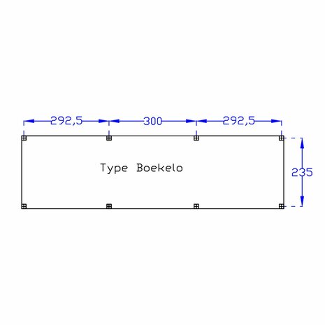 DHZ Kapschuur Boekelo zwart  340x900