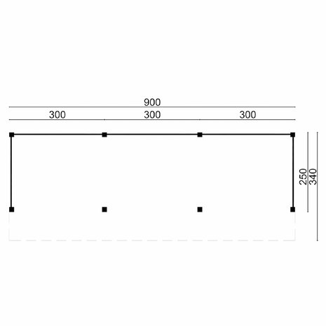 DHZ Kapschuur Boekelo zwart  340x900