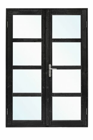Zwart Dubbele deurmodule modern 145x210 cm