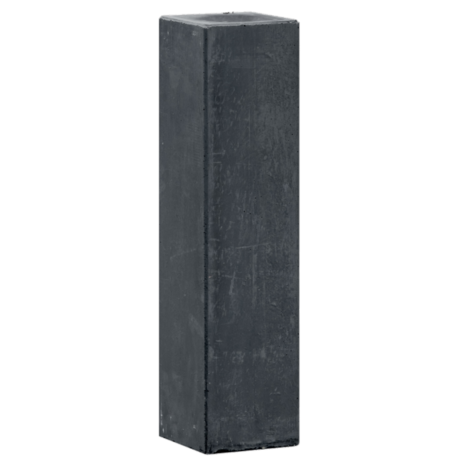 Beton poer antraciet 15x15 met kleine velling