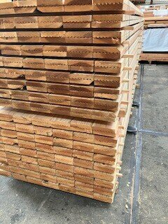 Vlonderplank douglas 300cm 2,8cm dik