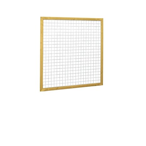 Grenen betonijzertrellis met maas 7,5 x 7,5 cm