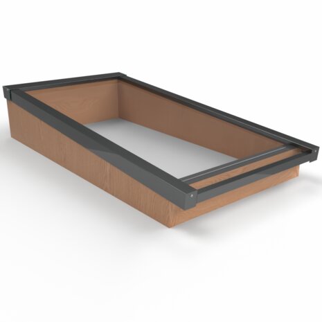 Daklicht Douglas 762mm breed incl. gelaagd glas