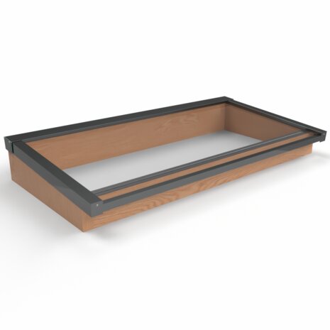 Daklicht Douglas 1750mm breed incl. gelaagd glas