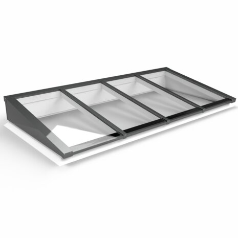 Lessenaars dak 3400mm breed incl. Ge&iuml;soleerd glas hr++