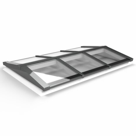 Zadeldak 2570mm breed incl. Ge&iuml;soleerd glas hr++