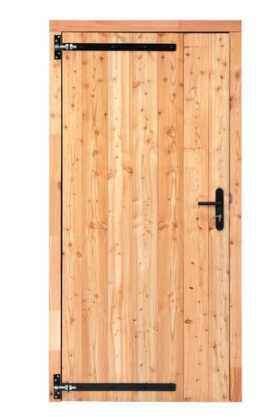 Douglas enkele klampdeur met raam B1000xH2050mm