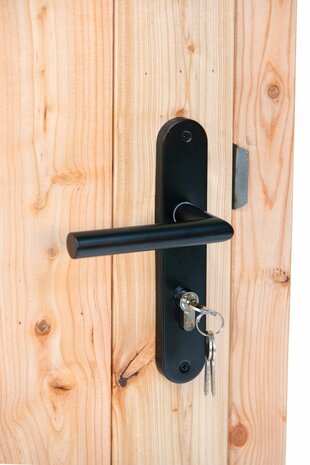 Douglas enkele klampdeur met raam B1000xH2050mm