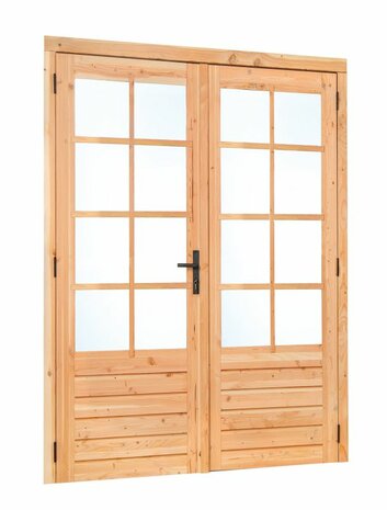 Douglas dubbele glas deur dubbelglas 8-ruits B205xH215cm