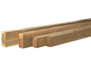 4,5x9,5x300cm geschaafde regel / balk